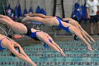 Swim vs Bentley  Wheaton College Swimming & Diving vs Bentley University. - Photo by Keith Nordstrom : Wheaton, Swimming & Diving